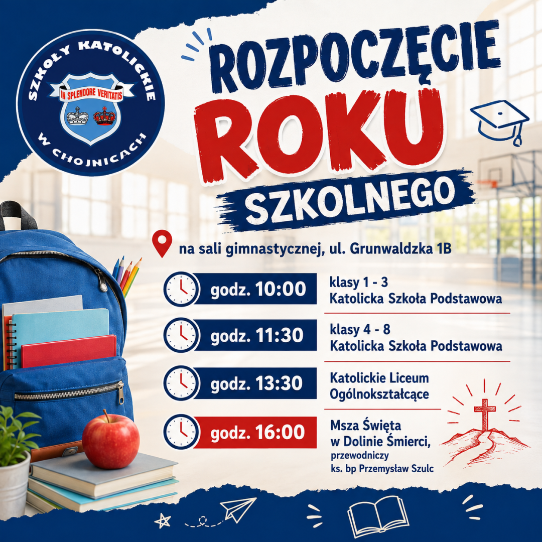 ROZPOCZĘCIE ROKU SZKOLNEGO 2026/2027